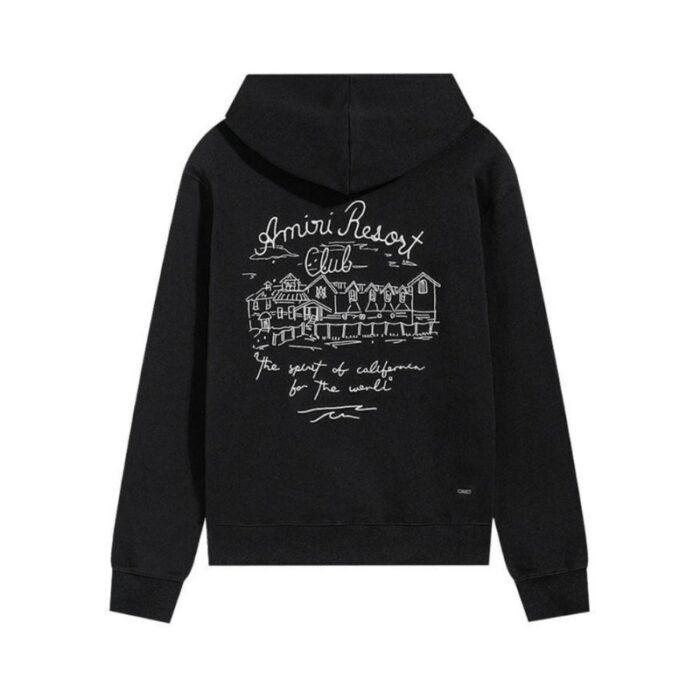 Amiri Hoodie Black AM021 - Image 2
