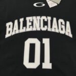 T-shirt- Balenciaga Basketeball Black BL112 - Image 5