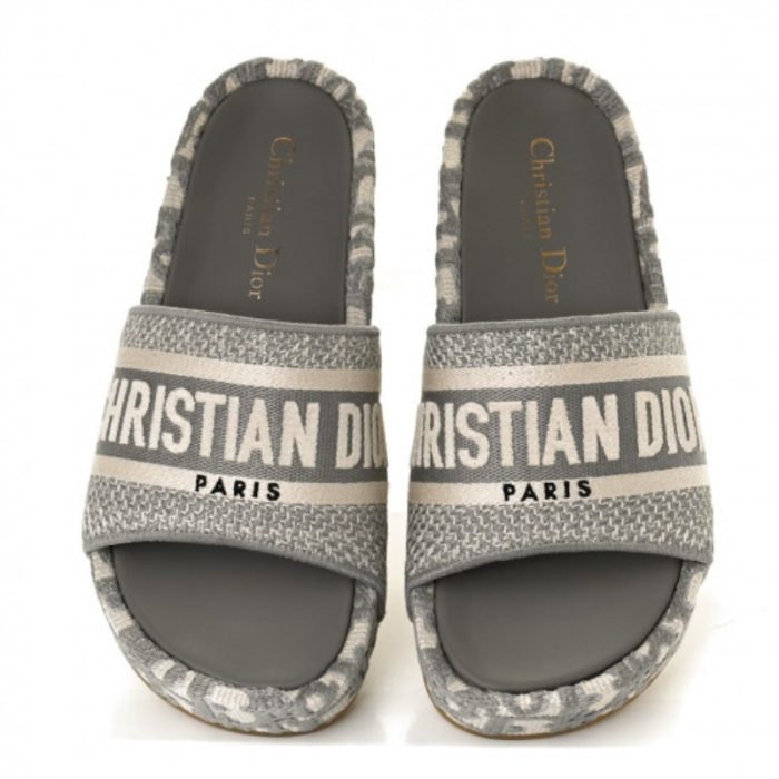 Christian Dior Sandal Gray DO093 - Image 1
