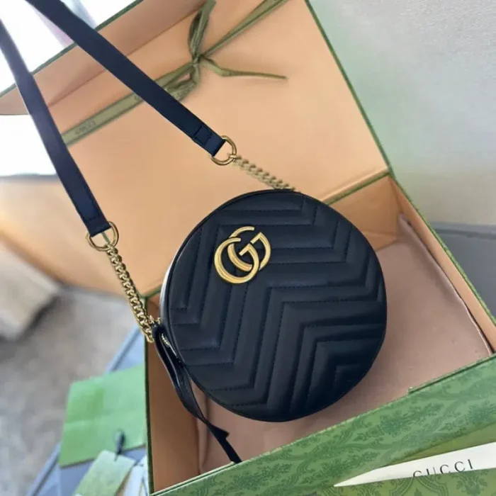 Gucci Marmont Mini Round Bag GC202 - Image 2
