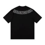T-shirt Balenciaga Black BL158 - Image 2