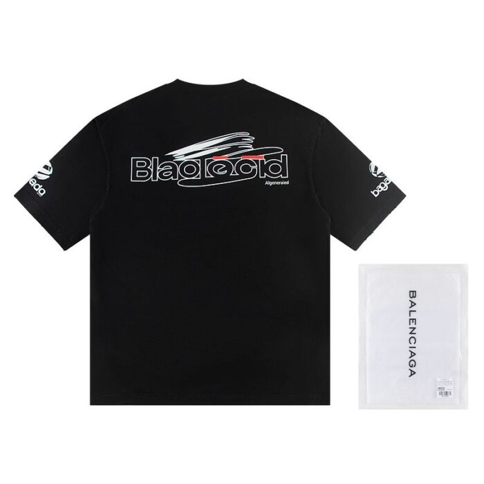 T-shirt Balenciaga Black BL160 - Image 2