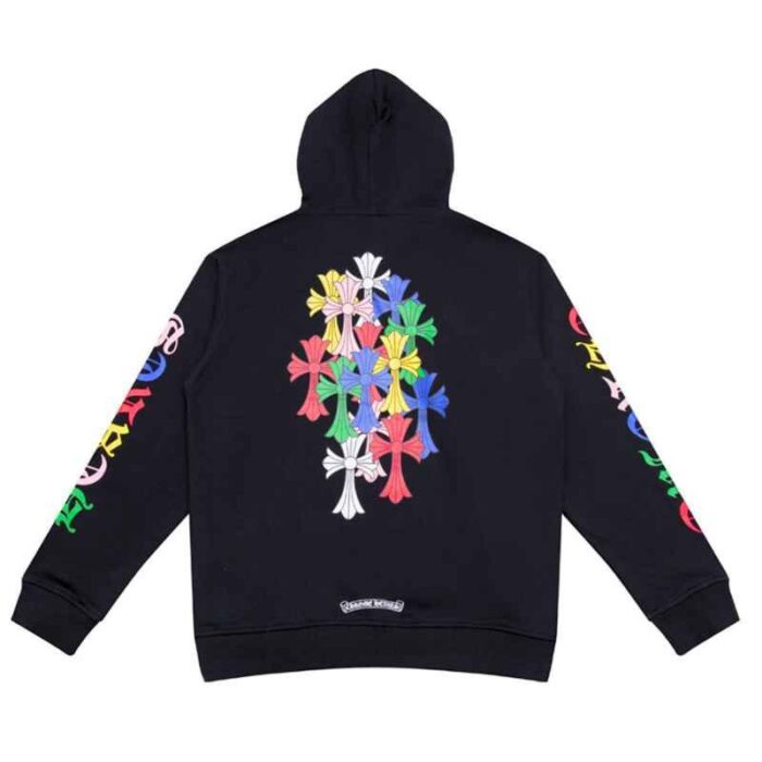 Hoodie Chrome Hearts Colour Cemetery Cross CH115 - Image 2