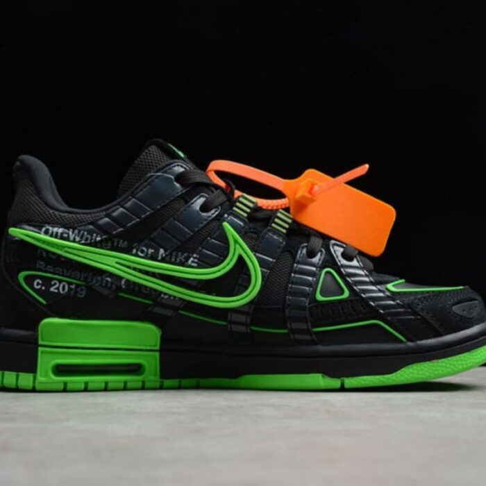 Off-White x Nike Air Rubber Dunk Green Strike NK060 - Image 3