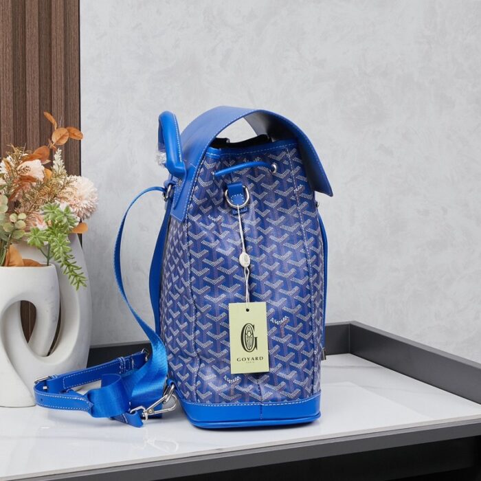 Goyard Alpin MM Backpack Blue Bag GYD016 - Image 3