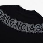 T-shirt Balenciaga Black BL158 - Image 5