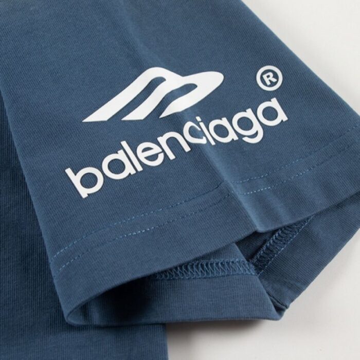 T-shirt Balenciaga Blue BL165 - Image 5