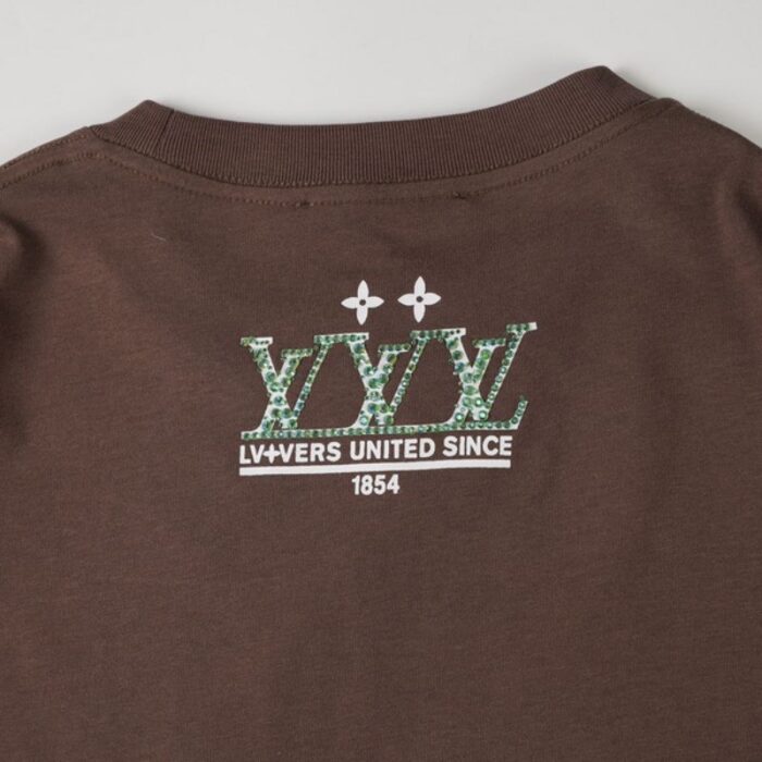 T-shirt Louis Vuitton Brown LV185 - Image 5