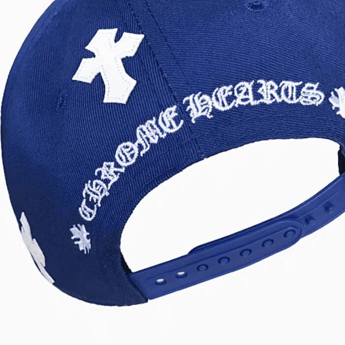 Cap Chrome Hearts Cross Patch Blue CH120 - Image 5
