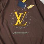 T-shirt Louis Vuitton Brown LV185 - Image 6