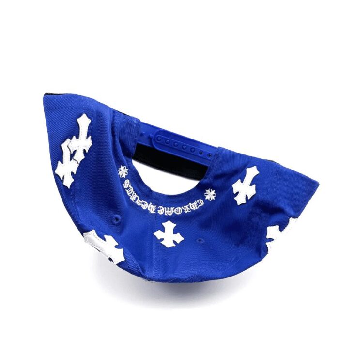 Cap Chrome Hearts Cross Patch Blue CH120 - Image 6