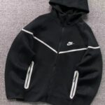 Set Nike Tech Fleece Black (Reflective) NK057 - Image 6