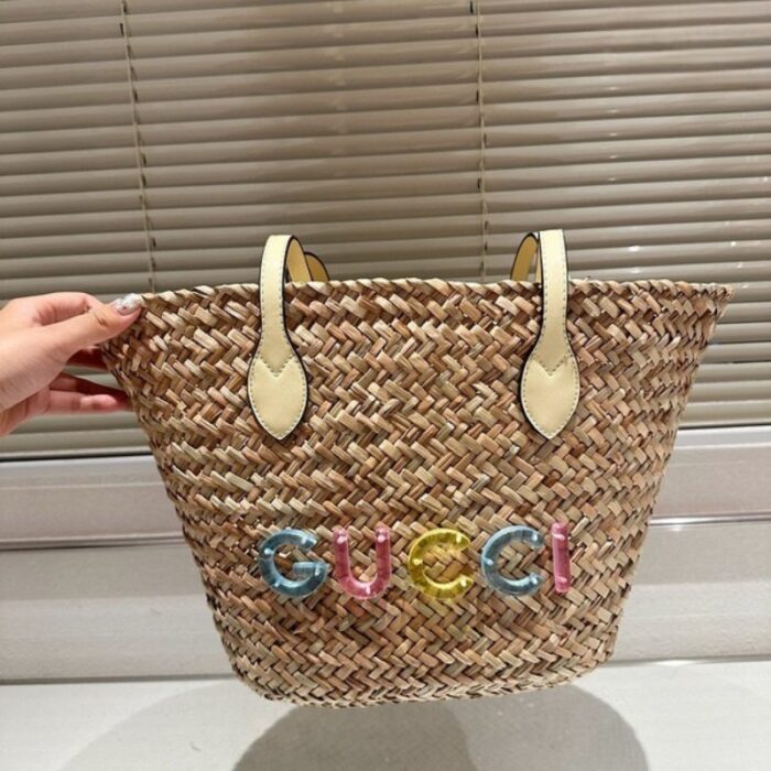 Gucci Straw Tote Bag GC250 - Image 7