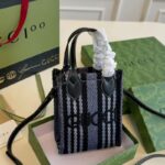 Gucci Straw Mini Shoulder Bag GC221 - Image 9