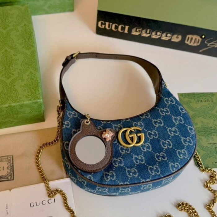 Gucci Marmont Half Moon Bag GC222 - Image 8
