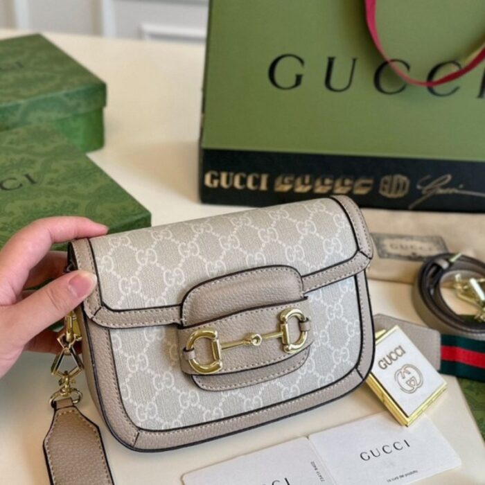 Gucci Horsebit 1955 Shoulder Bag GC232 - Image 9