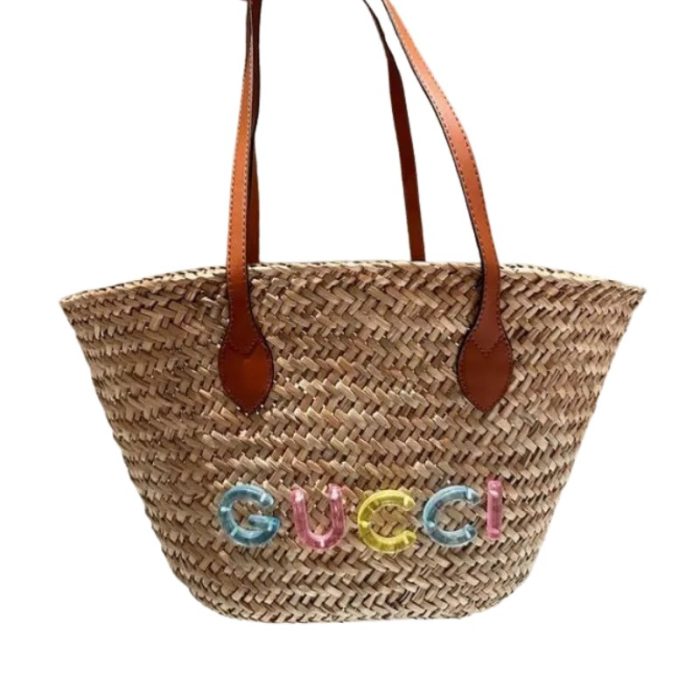 Gucci Straw Tote Bag GC250 - Image 1