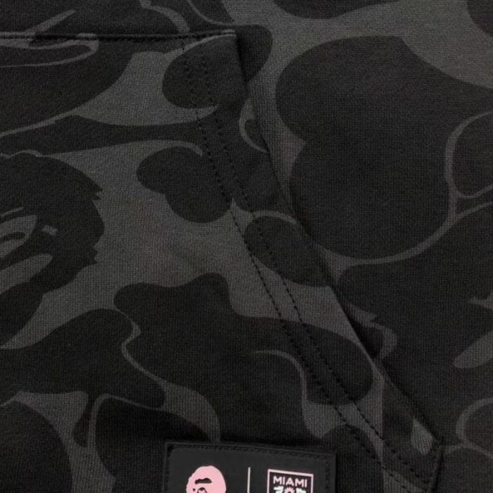 Hoodie Bape x Inter Miami Camo Black BP106 - Image 5