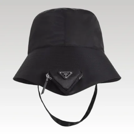 Bucket Hat Prada Black Nylon Pouch Strap PD030 - Drip Slum