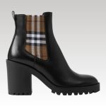 Burberry Checkered Panel Ankle Boots BY020 - Drip Slum