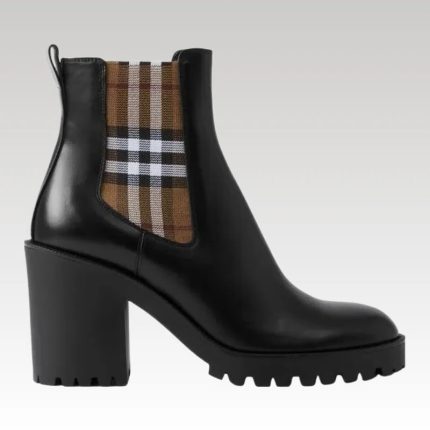 Burberry Checkered Panel Ankle Boots BY020 - Drip Slum