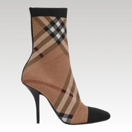 Burberry Vintage Check 110mm Sock Boots BY019 - Drip Slum