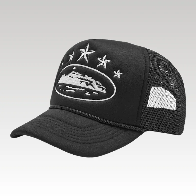 Cap Corteiz 5 Starz Alcatraz Hat Black - Drip Slum