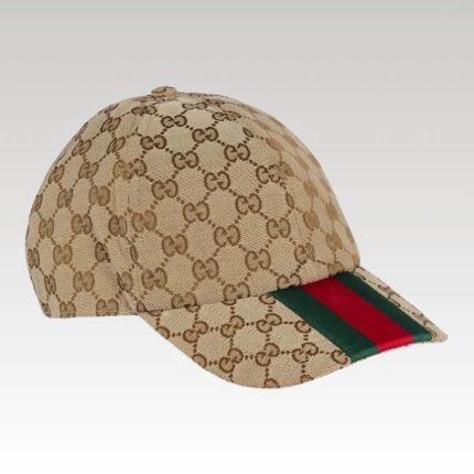 Cap Gucci canvas baseball hat Beige and ebany GC059 - Drip Slum