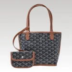 Goyard Anjou Mini Bag Black/Brown GYD017 - Drip Slum