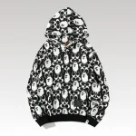 Hoodie BAPE All Over Print Black BP016 - Drip Slum