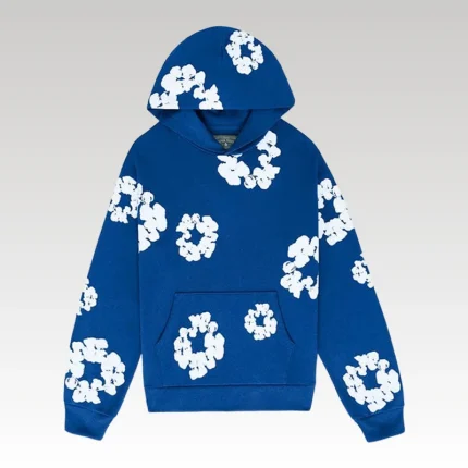 Hoodie Denim Tears The Cotton Wreath Blue - Drip Slum