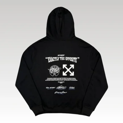 Hoodie Off-White Arrows Graphic Black OFF018 - Drip Slum
