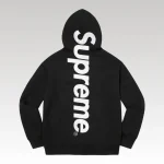 Hoodie Supreme satin-appliqué "Grey" SP066 - Drip Slum