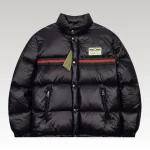 Jacket Gucci Puffer Logo Black GC004 - Drip Slum