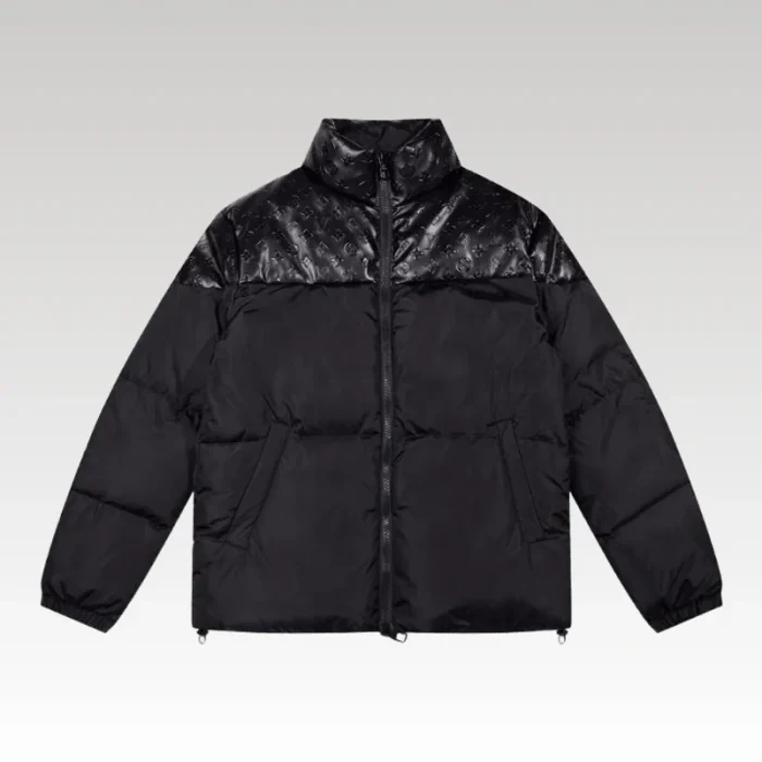 Jacket Louis Vuitton LV Monogram Black Puffer - Drip Slum