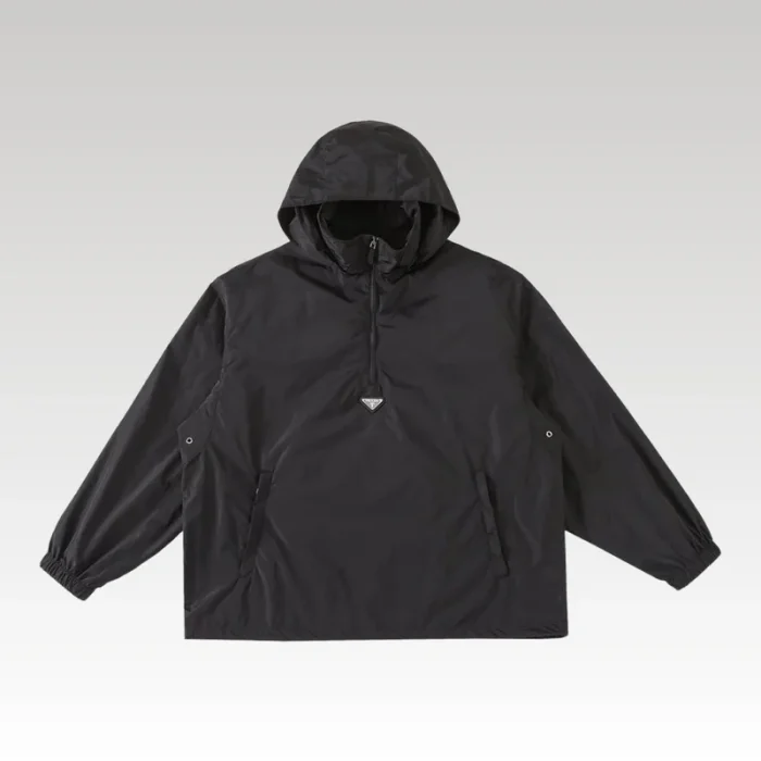 Jacket Prada Triangle Logo Black PD024 - Drip Slum