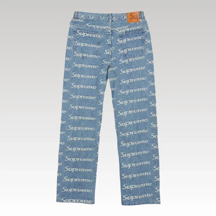 Jeans Supreme Logo Denim & Black Pack SP054 - Drip Slum