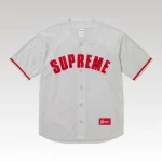 Jersey Supreme Button-Up Mesh Logo Embroidery SP043 - Drip Slum