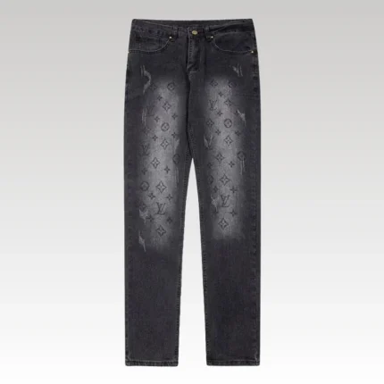 Louis Vuitton LV Faded Monogram Denim Pants - Drip Slum