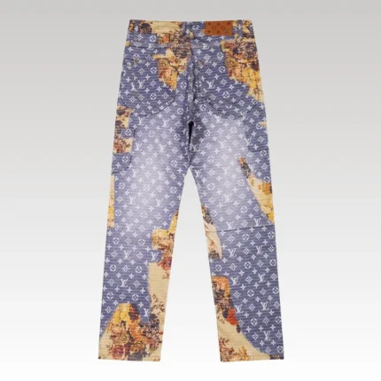 Louis Vuitton LV Floral Monogram Jeans - Drip Slum
