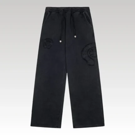 Pants Denim Chrome Hearts Cross Embroidered CH069 - Drip Slum
