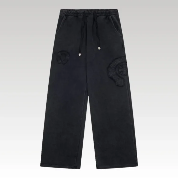 Pants Denim Chrome Hearts Cross Embroidered CH069 - Drip Slum