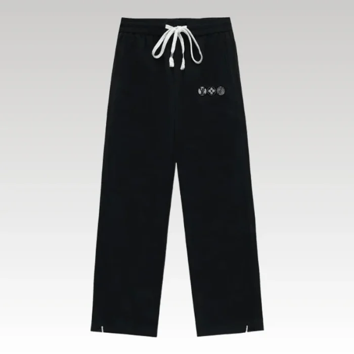 Pants Louis Vuitton Black Drawstring - Drip Slum