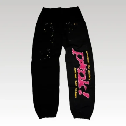 Pants Sp5der P*NK Black - Drip Slum