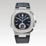 Patek Philippe Nautilus Chronograph Black Leather PTP007 - Drip Slum