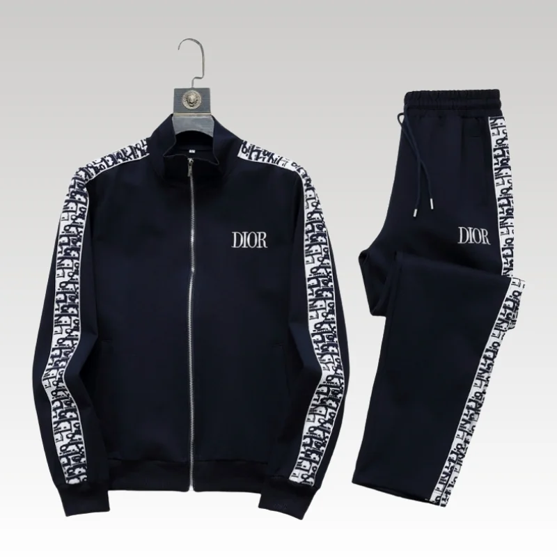 Home Basic 610 Set Dior Monogram Track Jacket and Pants DO069 - Drip Slum