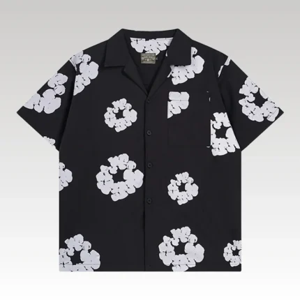 Shirt Denim Tears Circle Clouds Black - Drip Slum