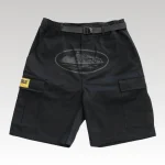 Shorts Cargo Corteiz Guerillaz Black Edition CZ005 - Drip Slum