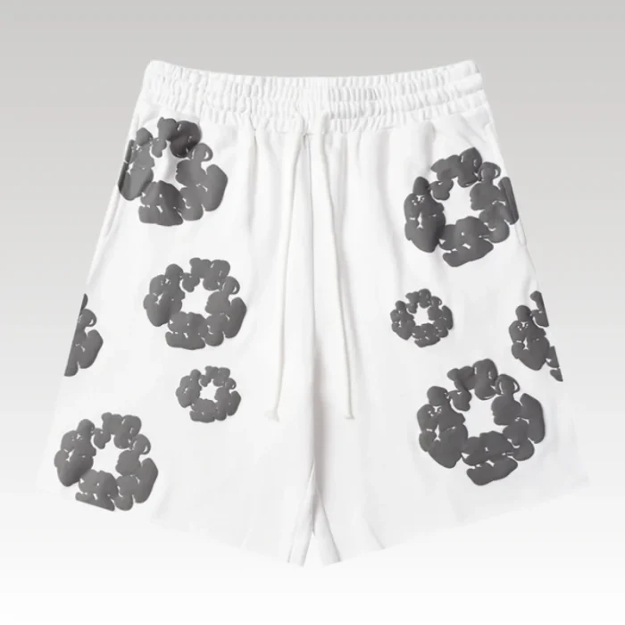 Shorts Denim Tears Grey Clouds White - Drip Slum