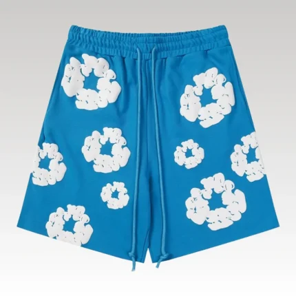 Shorts Denim Tears White Clouds Blue - Drip Slum